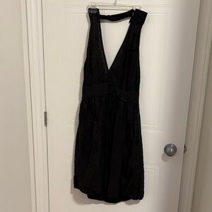 Stella McCartney Elegant Black Halter Dress